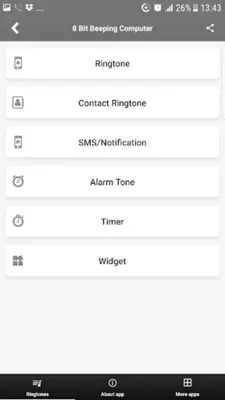 Beep Sounds Ringtones android App screenshot 1